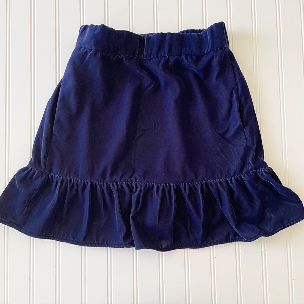J. Crew Velour Skirt - Vivid Ink - Size XXS
